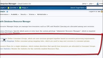 0406 Demo 2 Configuring Database Resource Manager