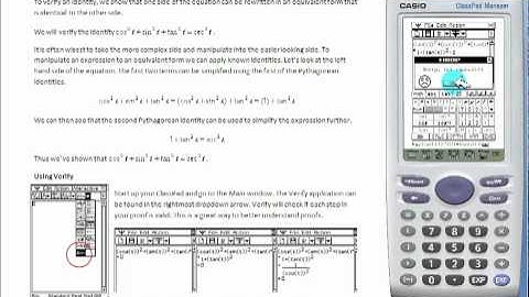 Verifying Trigonometric Identities