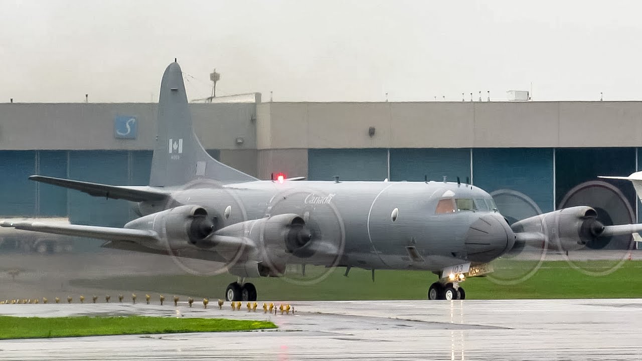 RCAF CP-140 Aurora (P3) departing & landing in Montreal (YUL/CYUL)