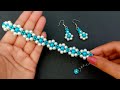 How To Make//Beaded Flower Bracelet//Jewelry Making// Useful & Easy