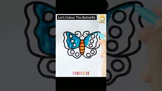Colourful butterfly drawing🦋#shorts#drawing