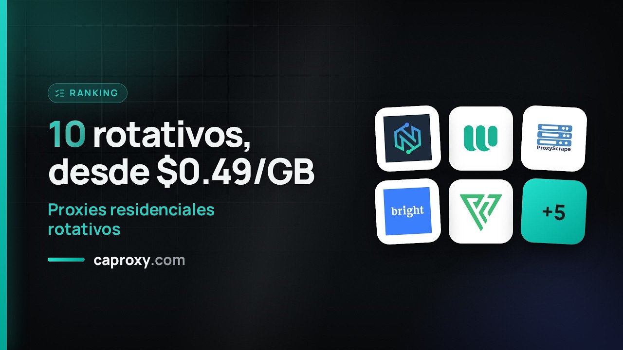 Top 10 proxies residenciales rotativos 2026: precios reales por GB y quién gana