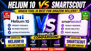 Helium 10 Vs Smartscout | Helium 10 | Smartscout | Amazon Fba Research Tools | Amazon Fba