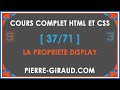 Cours complet html et css 3771  la proprit css display