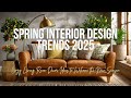 Spring Interior Design Trends 2025: Cozy Living Room Decor Ideas to Welcome the New Season