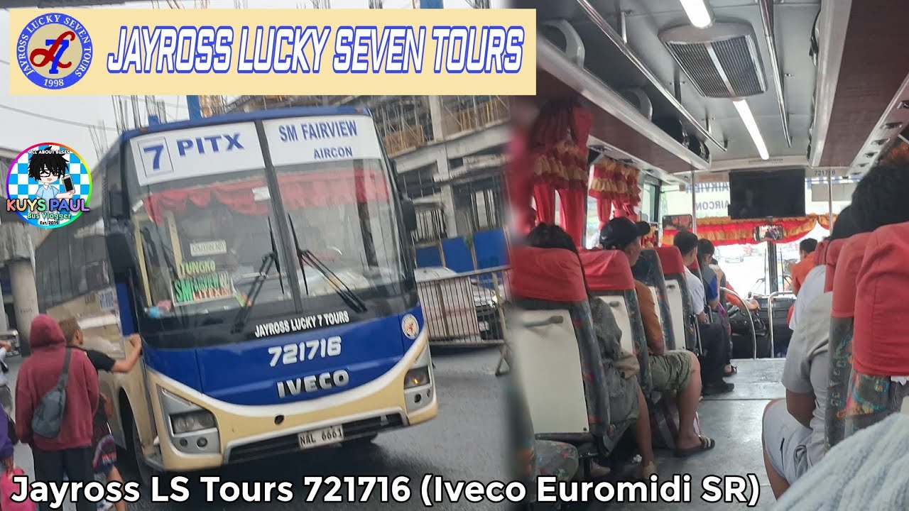 ONBOARD!! Bus Ride Jayross Lucky Seven Tours 721716 (Iveco Euromidi SR) || SM FAIRVIEW - SM TUNGKO