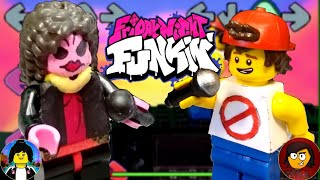 Lego Friday Night Funkin. Boyfriend VS Mom. Lego Stop-Motion Animation.feat@Dinamixlegoanimator