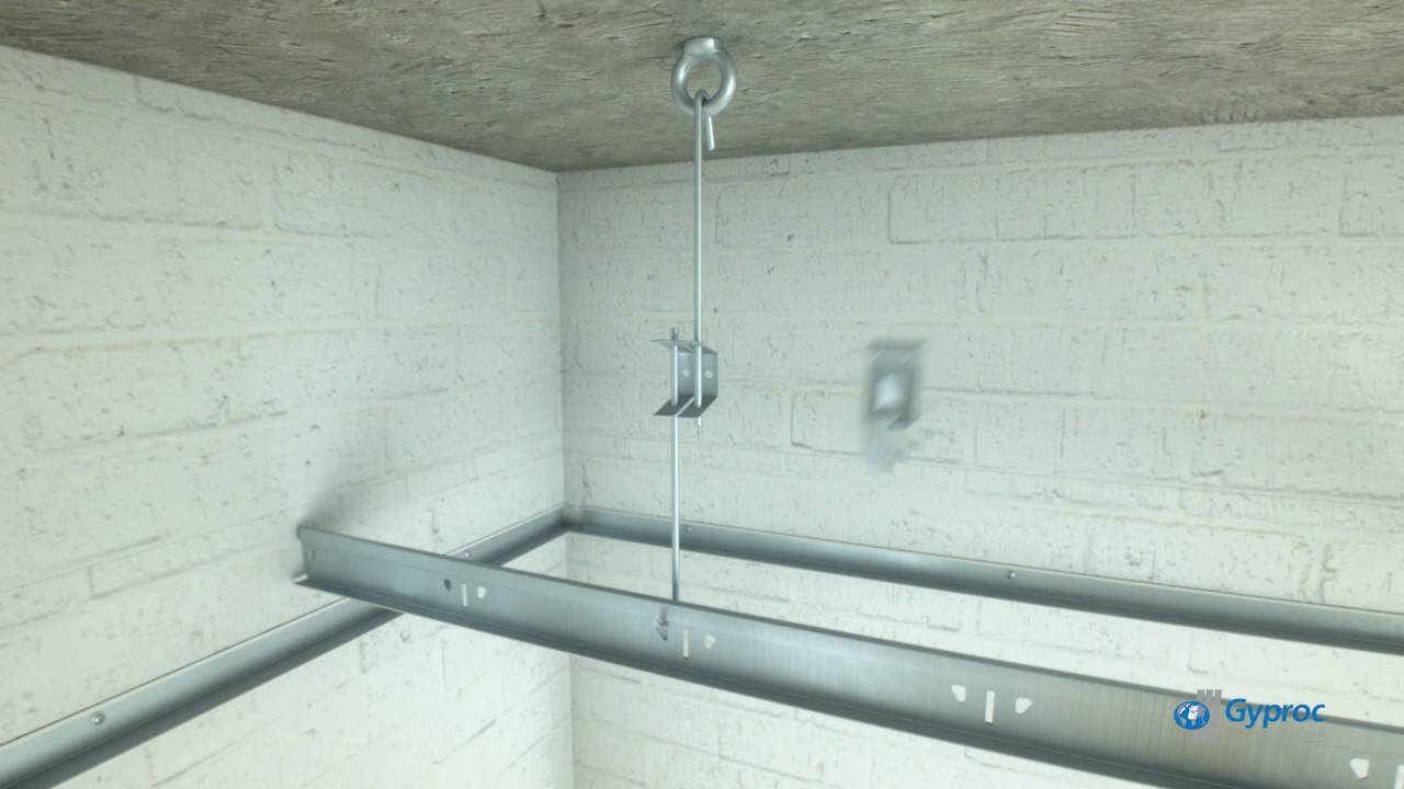 Skjult skinnesystem - Gyptone Kant D2