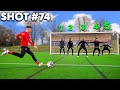 I Took 100 Shots vs 5 PRO Keepers & Scored ___