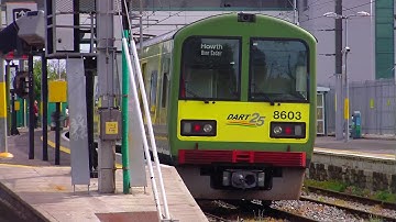 8510 and 8520 Class Dart Trains - Howth Junction Station