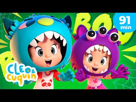Cuidado com as Monstrosas! Um susto de Halloween 👻 Episódios e músicas infantis de Cleo e Cuquin