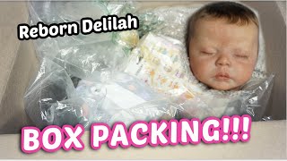 REBORN BOX PACKING | Custom Rooting Delilah | Melissa Ferrante