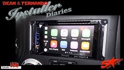 Alpine Jeep radio brackets with a Pioneer radio,  Installer Diaries 114 