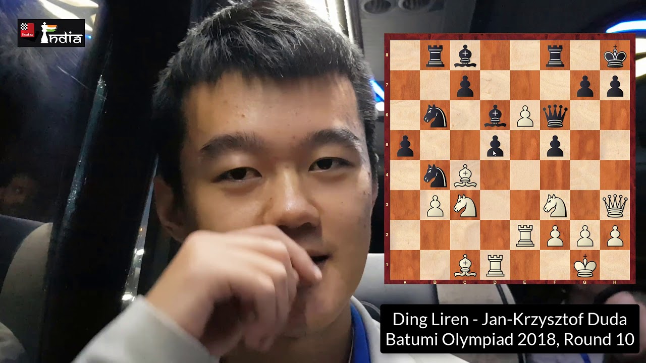 Analyzing with Ding Liren in a bus! 