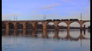 CSX Trenton Line Buffing 3/13/2017: Chasing the Ringling Bros Circus Train, Plus Other TREL Catches!