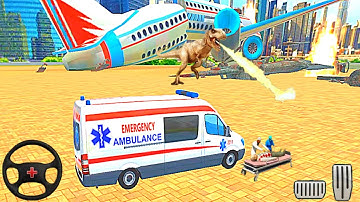 Ambulance Robot Car Transform - Emergency Robot City Rescue Simulator - Android Gameplay
