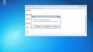 Programmieren mit einem normalen Textdokument Part 2 German