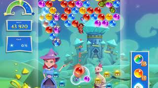 Bubble Witch 2 Saga Level 2680 with no booster & 4 bubbles left