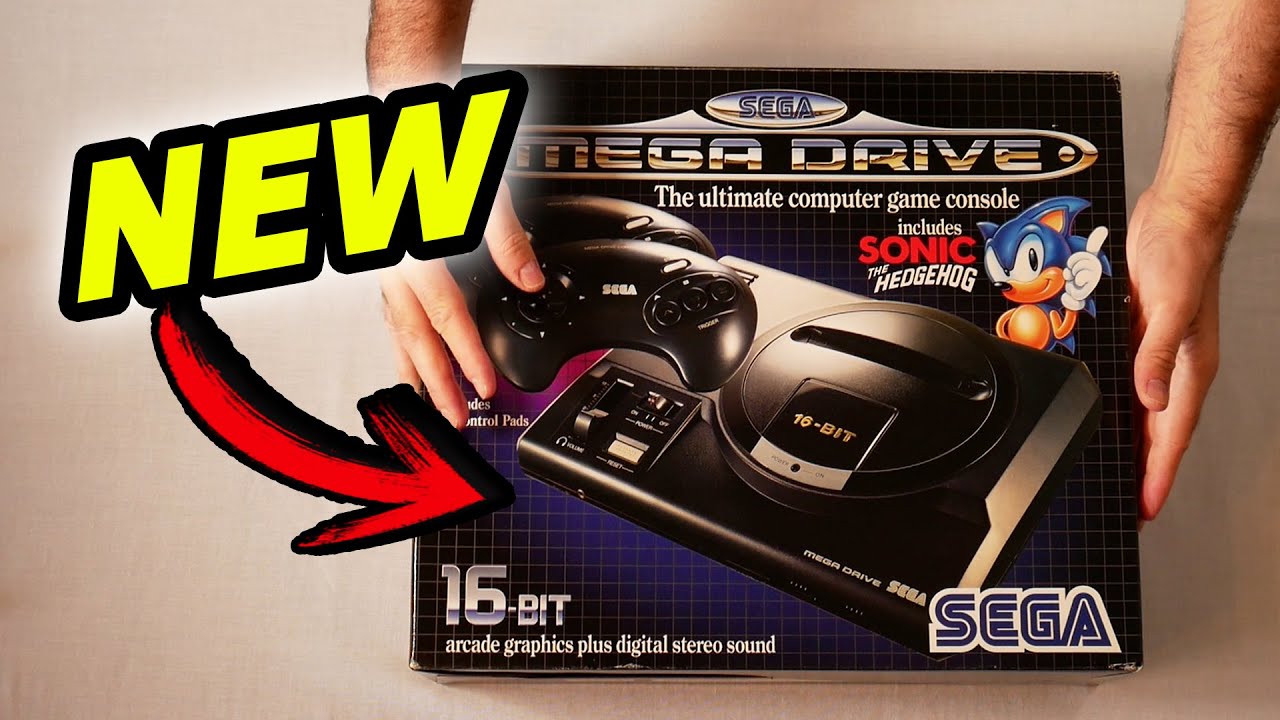 Unboxing a BRAND NEW SEGA MEGA DRIVE - 28 years later !!! - YouTube