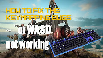 How to fix ~ and wasd keymapping on Tencent Gaming Buddy