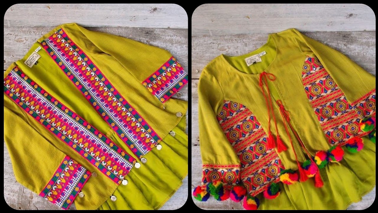 Embroidered Tops Ideas||Top Stylish Tops Shirts Designs For Girls - YouTube