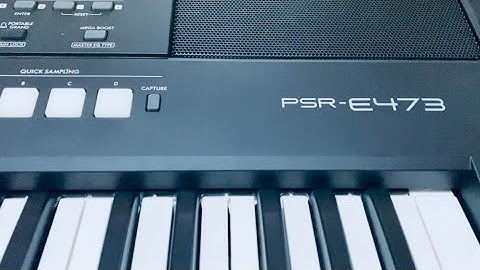 HOW TO USE SET THE TRANSPOSE IN THE NEW YAMAHA  PSR 473