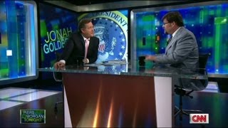 Piers Morgan debates with Jonah Goldberg