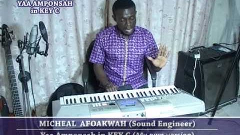 Mikkikeys - YAA AMPONSAH TUTORIALS in ( KEY C )  on  Piano