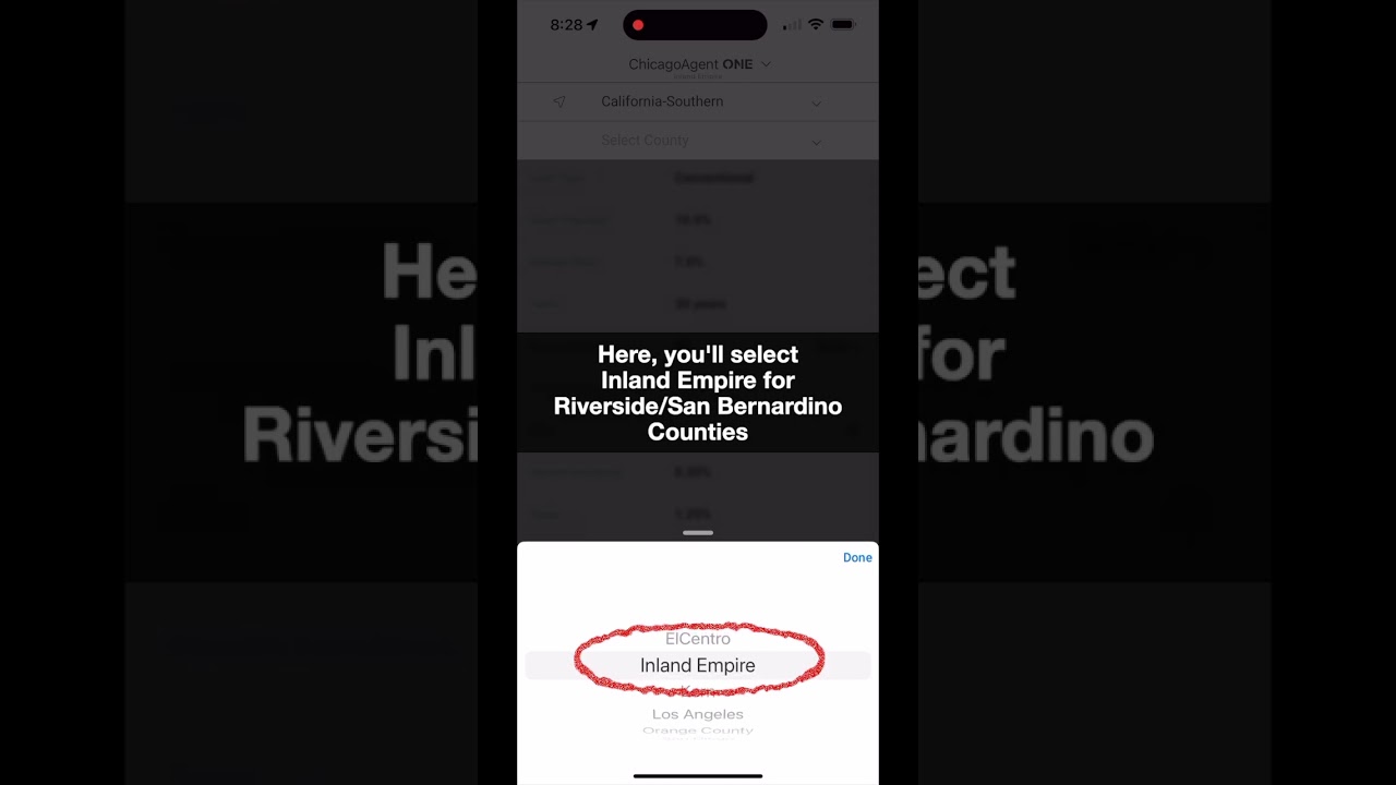 ChicagoAgent Settings - Switch between Counties