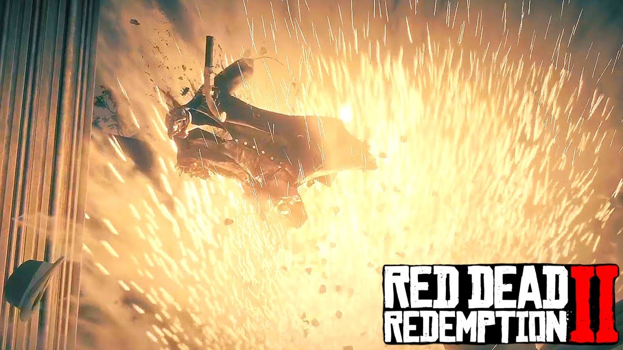 RDR2 Arthur Easily Survived a Nuclear Explosion... YouTube