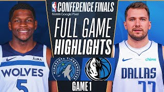 TIMBERWOLVES vs MAVERICKS FULL GAME 1 HIGHLIGHTS | May 22, 2024 | 2024 NBA WCF Highlights Today 2K