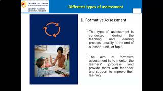 Module 5   Lecture 1   Different types of assessment