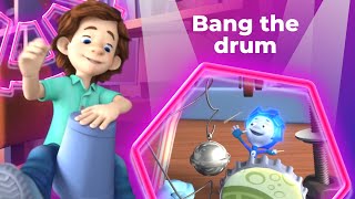 Bang The Drum (music video) | Sing with The Fixies! | Kids songs