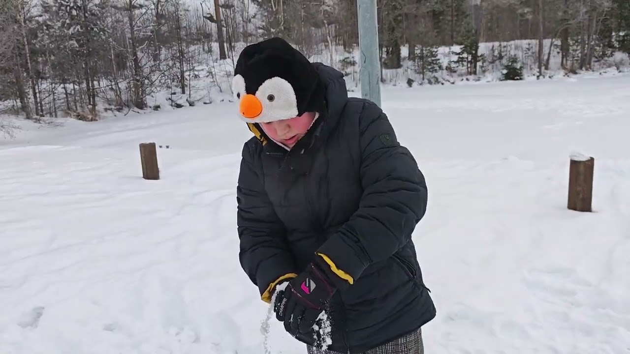 Zamrznuté Jazero v Hainole vo Fínsku.