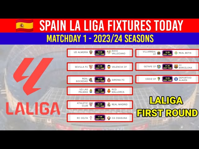 Revealed! Fixture list and key dates for the 2023/24 LaLiga season