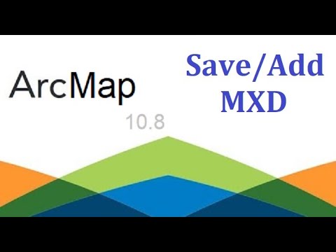 ArcMap   Save and Add MXD file    ArcGIS Mastery