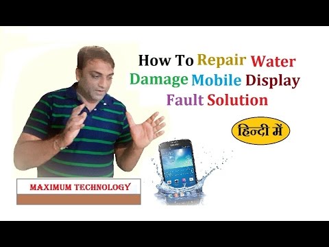 How To Repair Water Damage  Mobile Display Fault Solution