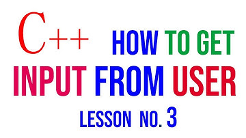 Cin in C++ for Receiving User, Console Input | CPP Programming Video Tutorial || ITIANS
