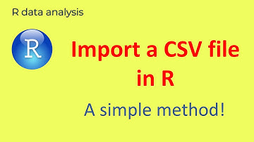 Import a csv file in R - a simple way | R Data Analysis
