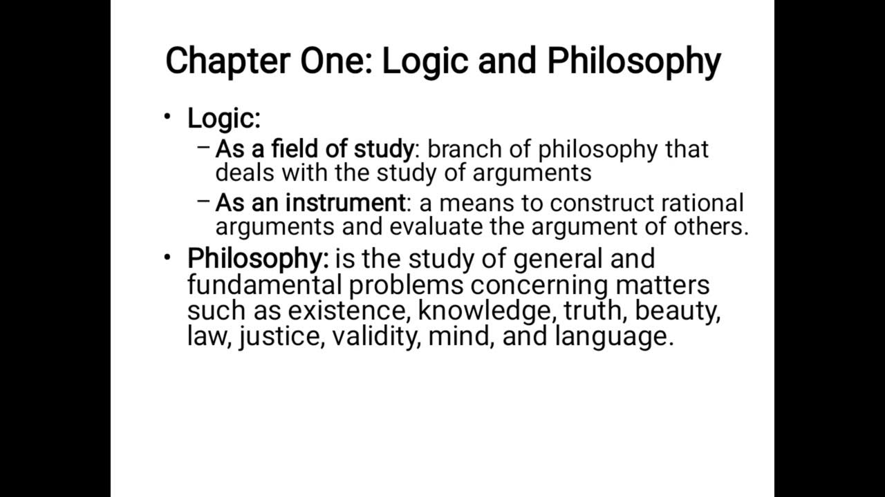 logic and critical thinking freshman unit one lesson one - YouTube