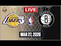 Los Angeles LAKERS vs Brooklyn NETS | NBA Full Game Highlights | MAR 27 2026 | NBA 2K26