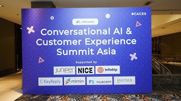 A glimpse of #CACES2023 Conversational AI & Customer Experience Asia Summit.
