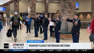 Veterans on Honor Flight return to Reno