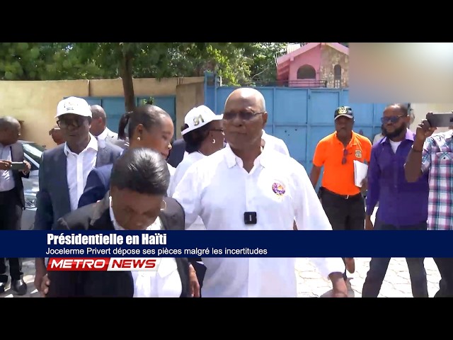 Présidentielle en Haïti  | Jocelerme Privert dépose ses pièces malgré les incertitudes
