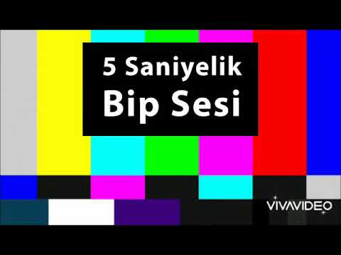 5 Saniyelik Bip sesi efekti (Indirme linkli)