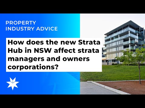 How does the new Strata Hub in NSW affect strata managers and owners corporations?