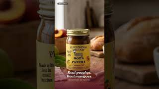 How We Make Our Peach Mango Chutney | Small-Batch, Real Ingredients | Nanny Dot's Pantry