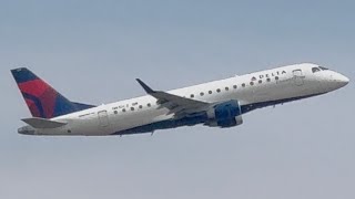 Delta Connection (SkyWest) Embraer E175LR (E75S) Takeoff From Idaho Falls [N610CZ]