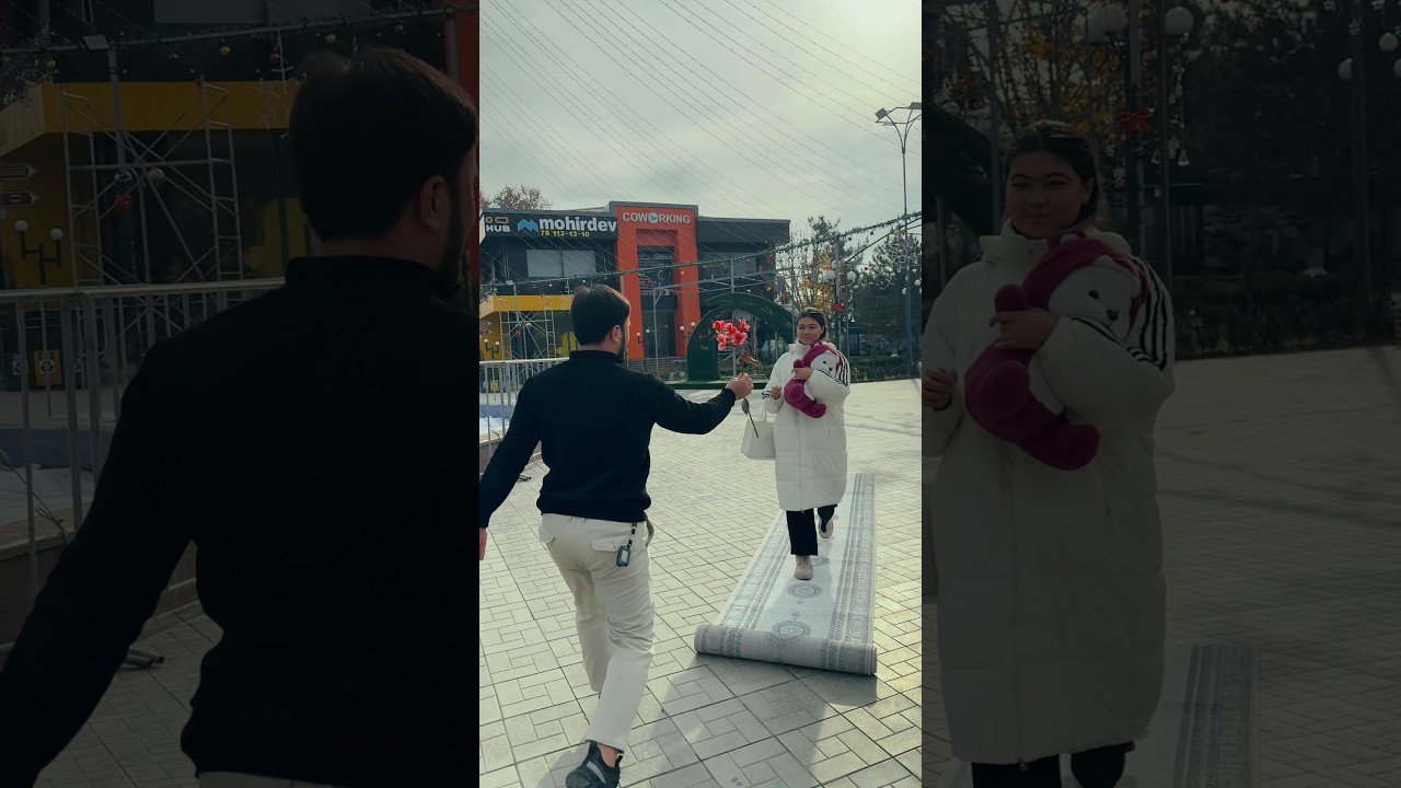 Мы постелили ковер и подарили девочкам цветы 🌹 | Социальный эксперимент 