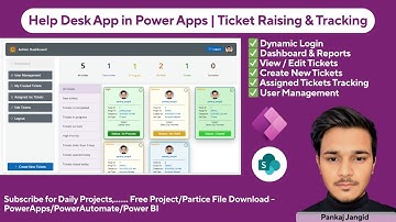 Build a Help Desk Ticketing System in Power Apps | Full Demo